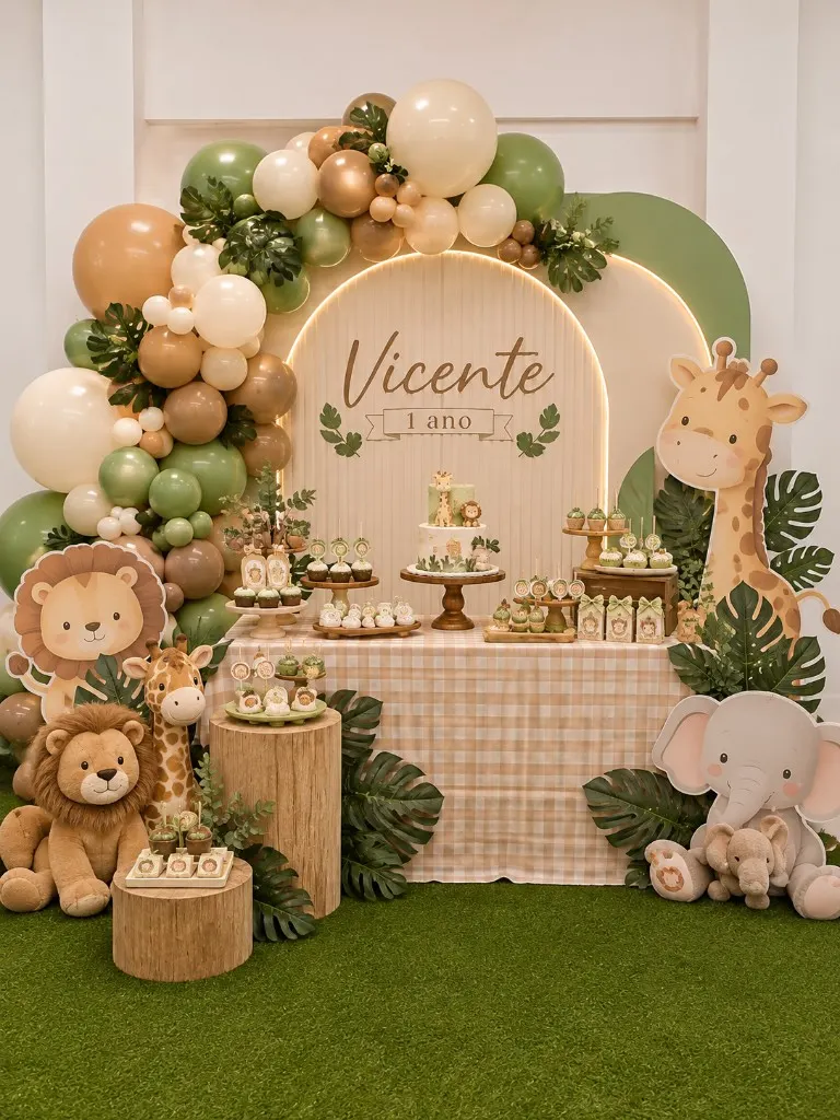 Decoração Safari no O Galpão